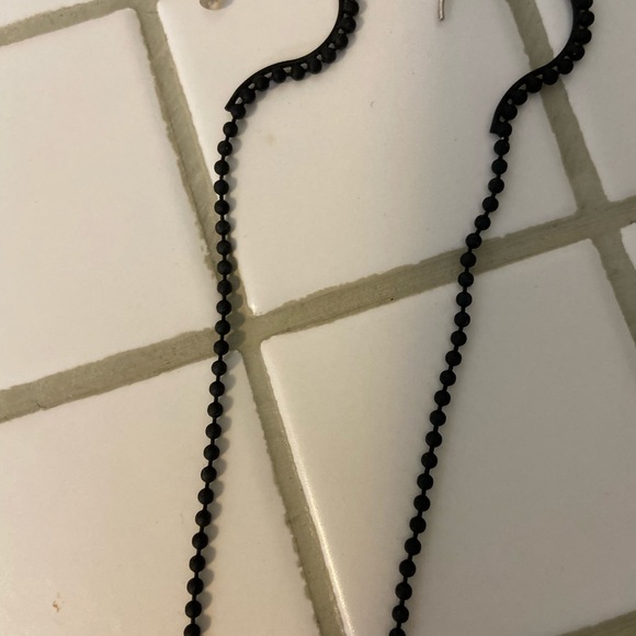 Black COS drop earrings - Picture 3 of 3